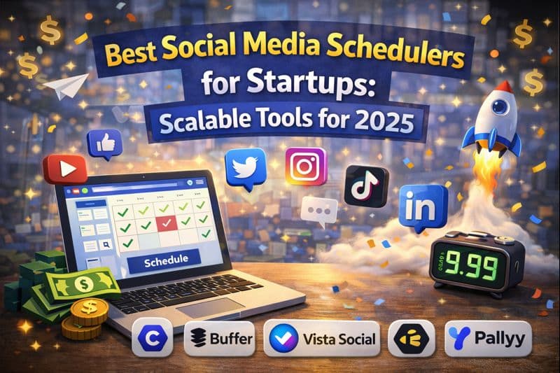 Best Social Media Schedulers for Startups: Scalable Tools for 2025 - Featured image