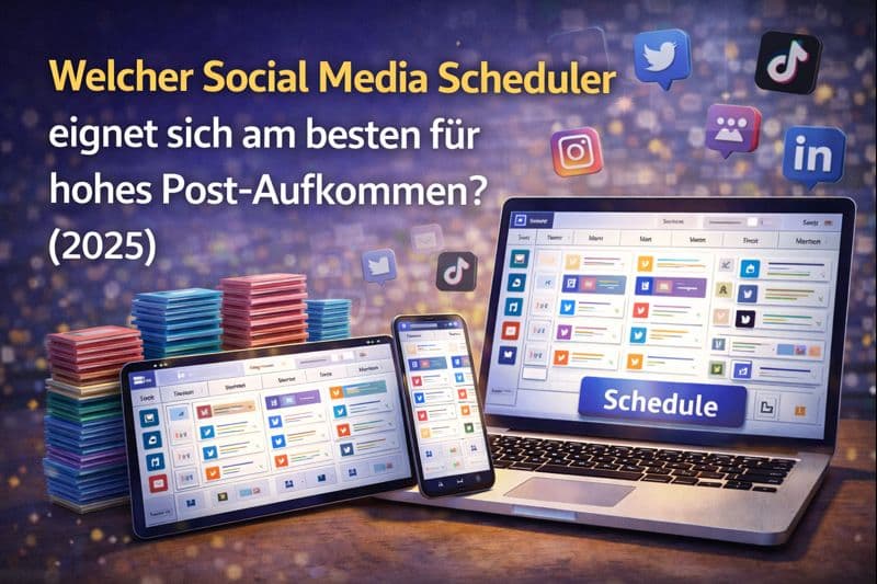 Welcher Social Media Scheduler eignet sich am besten für hohes Post-Aufkommen? (2025) - Featured image